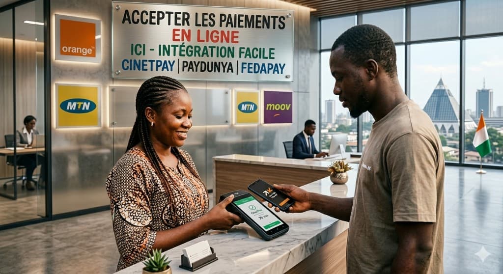 Accepter les paiements en ligne en CI : CinetPay, PayDunya, FedaPay