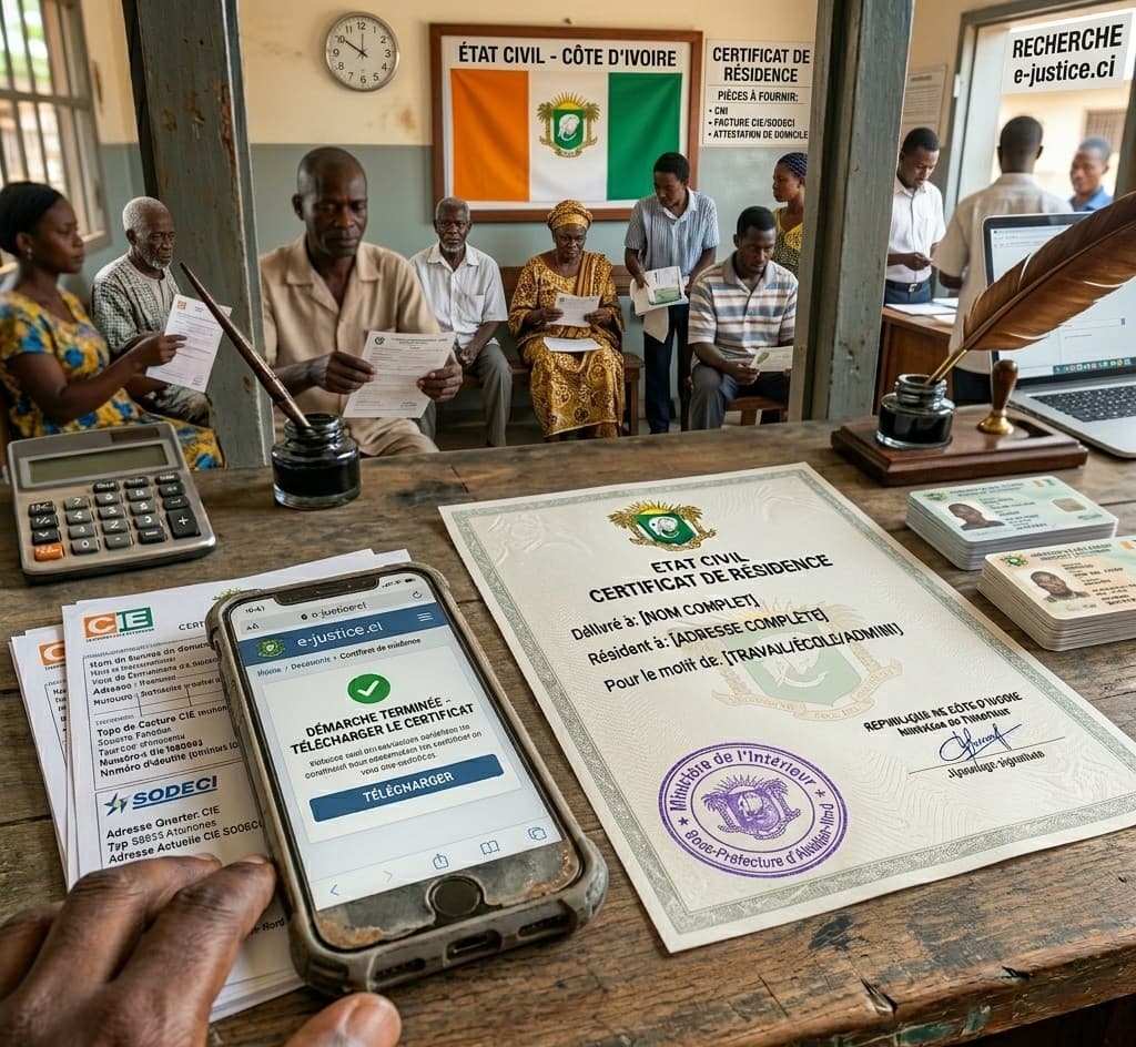 Comment obtenir un certificat de résidence en Côte d'Ivoire