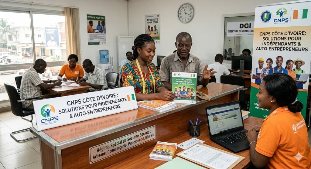 CNPS pour indépendants et auto-entrepreneurs en Côte d'Ivoire