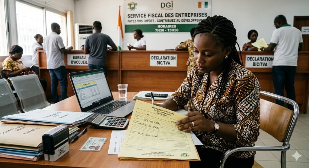 Déclaration fiscale entreprise en CI : BIC, TVA, patente