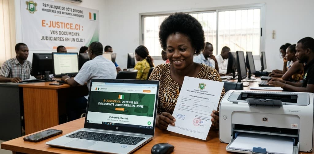 e-justice.ci : obtenir ses documents judiciaires en ligne en Côte d'Ivoire