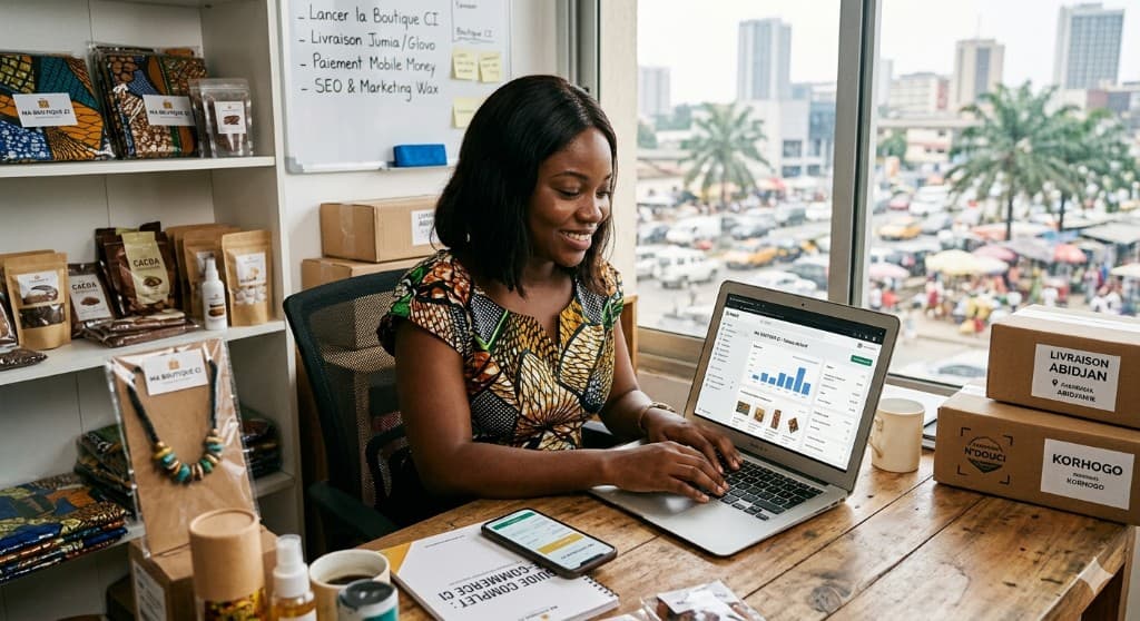 Lancer sa boutique en ligne en Côte d'Ivoire : guide complet