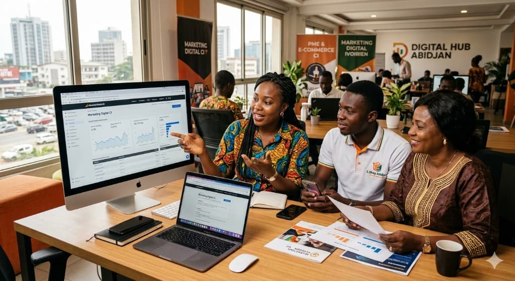 Marketing digital pour PME et e-commerçants ivoiriens