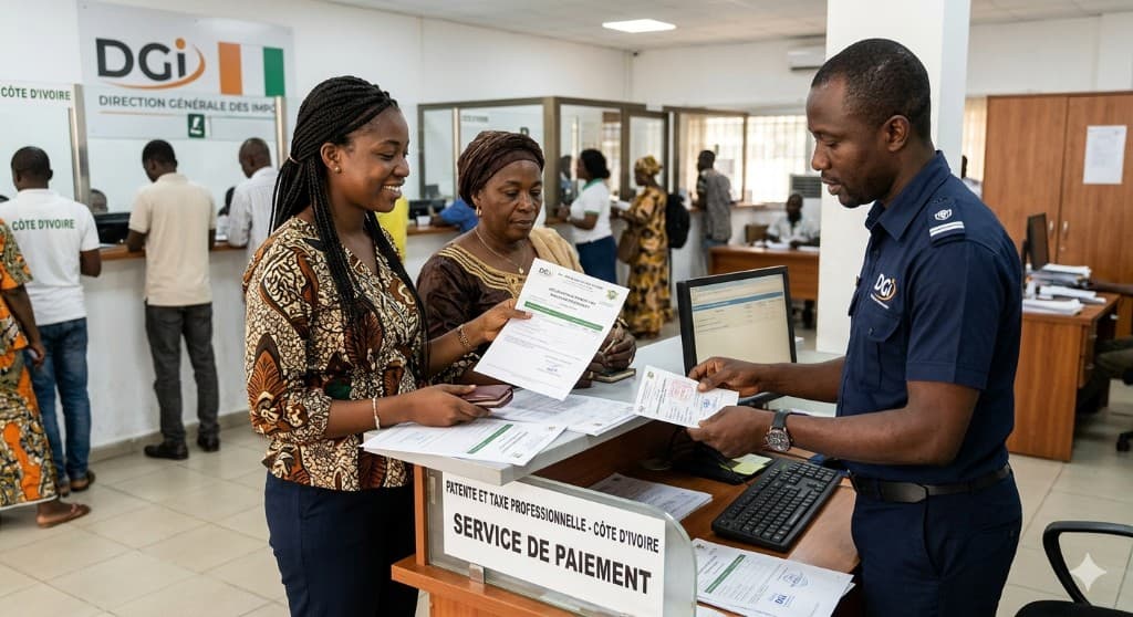 Patente et taxe professionnelle en Côte d'Ivoire