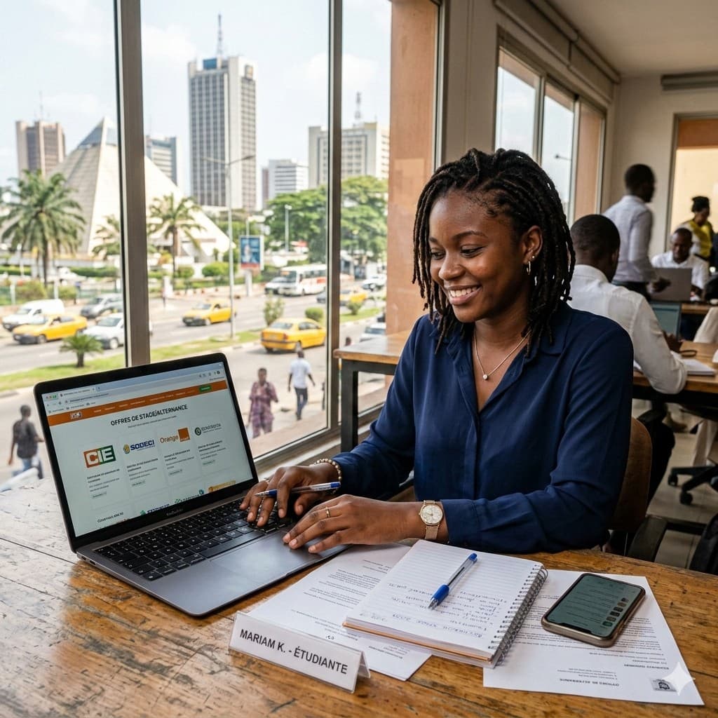 Trouver un stage ou alternance à Abidjan
