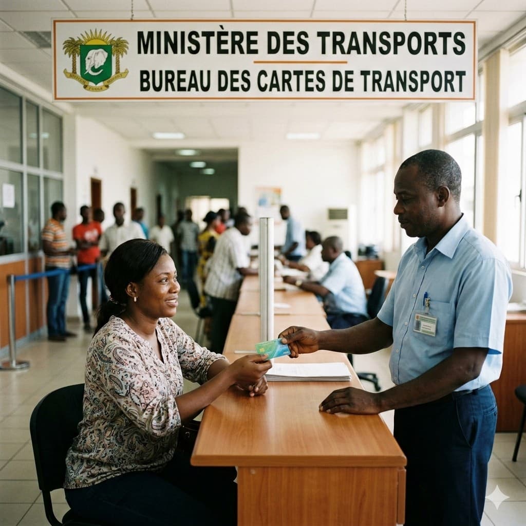 Obtenir une carte de transport en Côte d'Ivoire